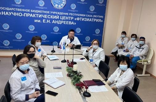 Директор ГБУ РС(Я) «НПЦ «Фтизиатрия» им. Е.Н. Андреевна», Прокопьев Егор Спиридонович провел итоги 2022 года с районными ПТД